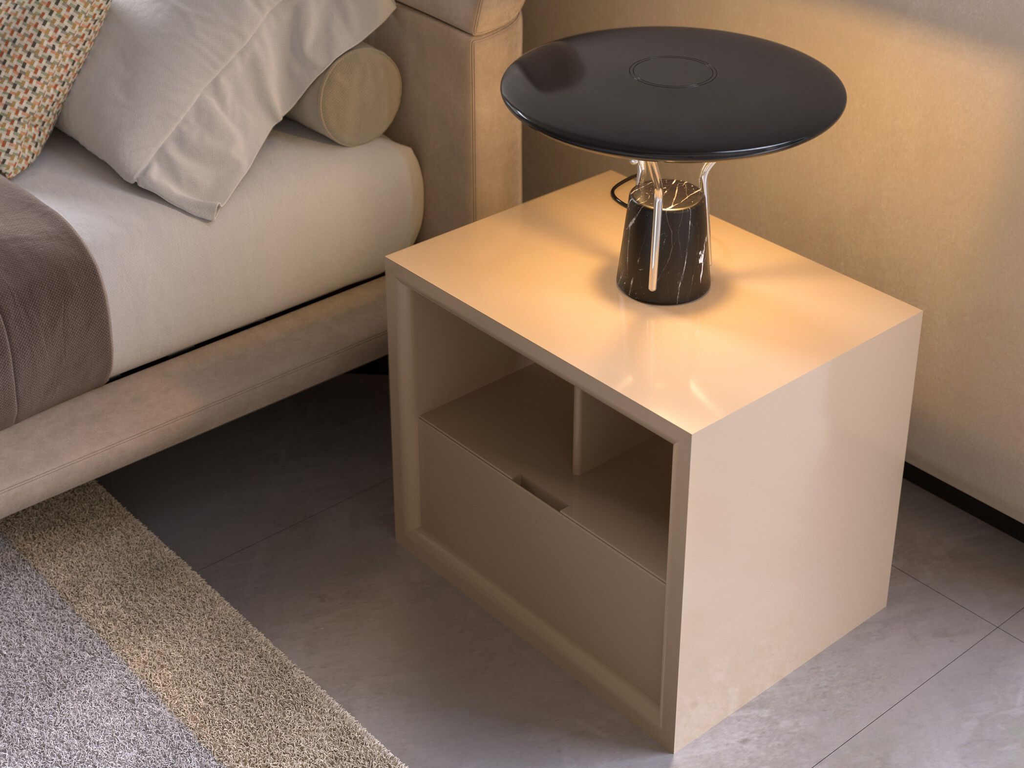 Прямоугольная тумбочка с ящиками CPRN HOMOOD Shapes 2025 ARCH-00107704 - Вид №2