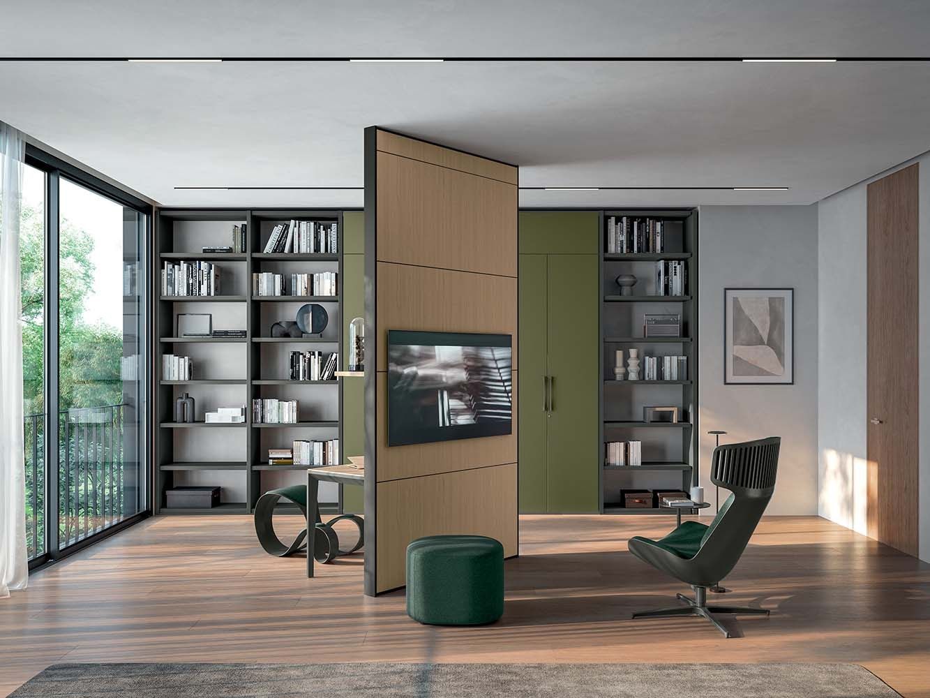 Спицевое вращающееся кресло Quadrifoglio Group Design Living ARCH-00098792 - Вид №9