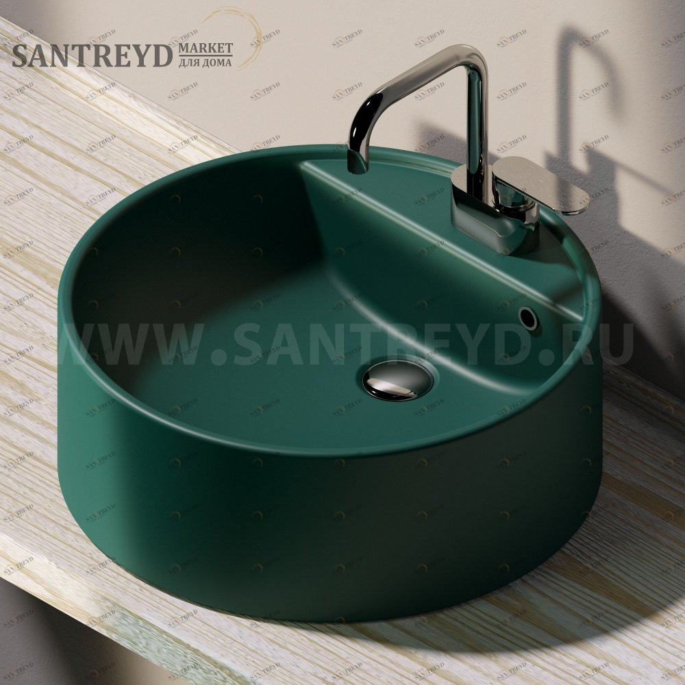 5050A5020 Накладная раковина на столешницу  круглая Ceramica Flaminia Twin