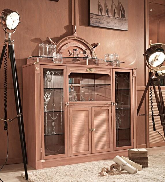 Caroti Барный шкаф из дерева и стекла  712  - Вид №2