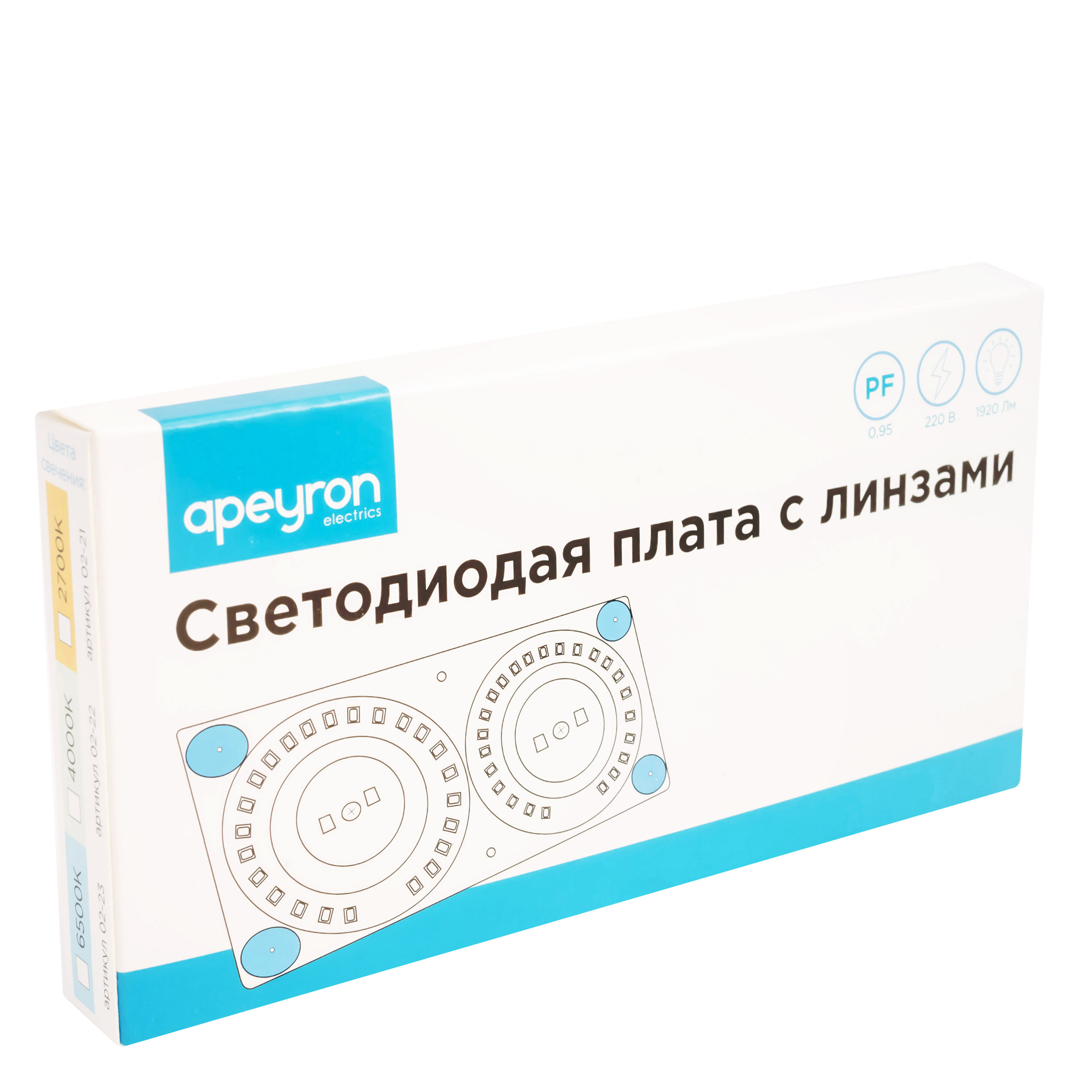 82040669 Плата светодиодная 02-23, 24 Вт, 220 В, 80 Лм, степень защиты IP20 STLM-0018229 APEYRON  - Вид №3