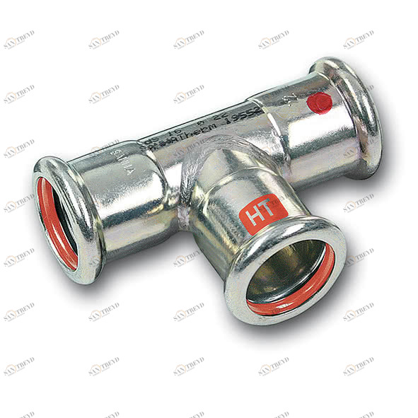 12813010889108 SANHA 28130 SANHA-Therm Industry тройник ВПр 108,0x88,9x108,0 мм 