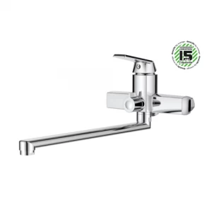 Orange OneLife P02-211cr полимерный смеситель для ванны/душа Графит