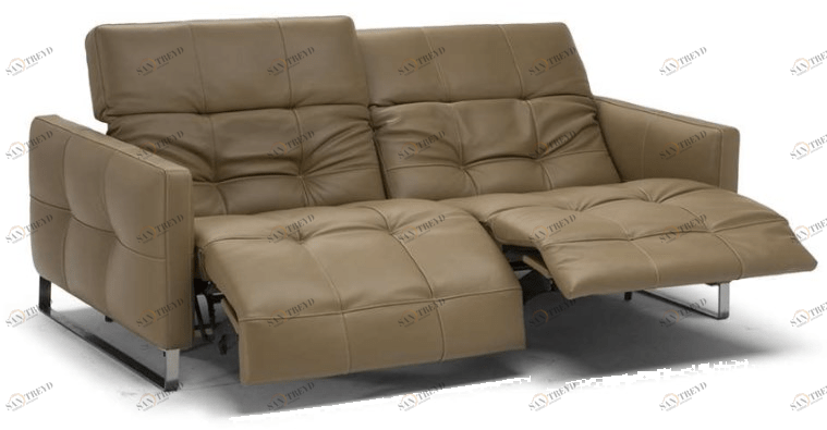 Natuzzi Откидной кожаный диван с тафтингом Philo sun-id-1438737