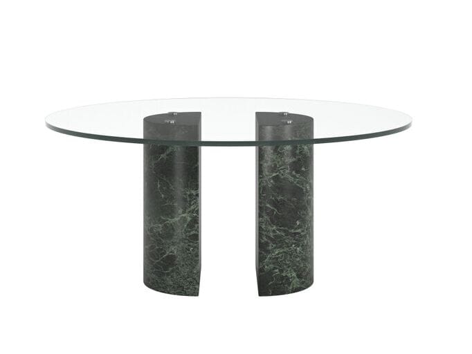 Стеклянный овальный стол CAPPELLINI DOLMEN GLASS ARCH-00081239