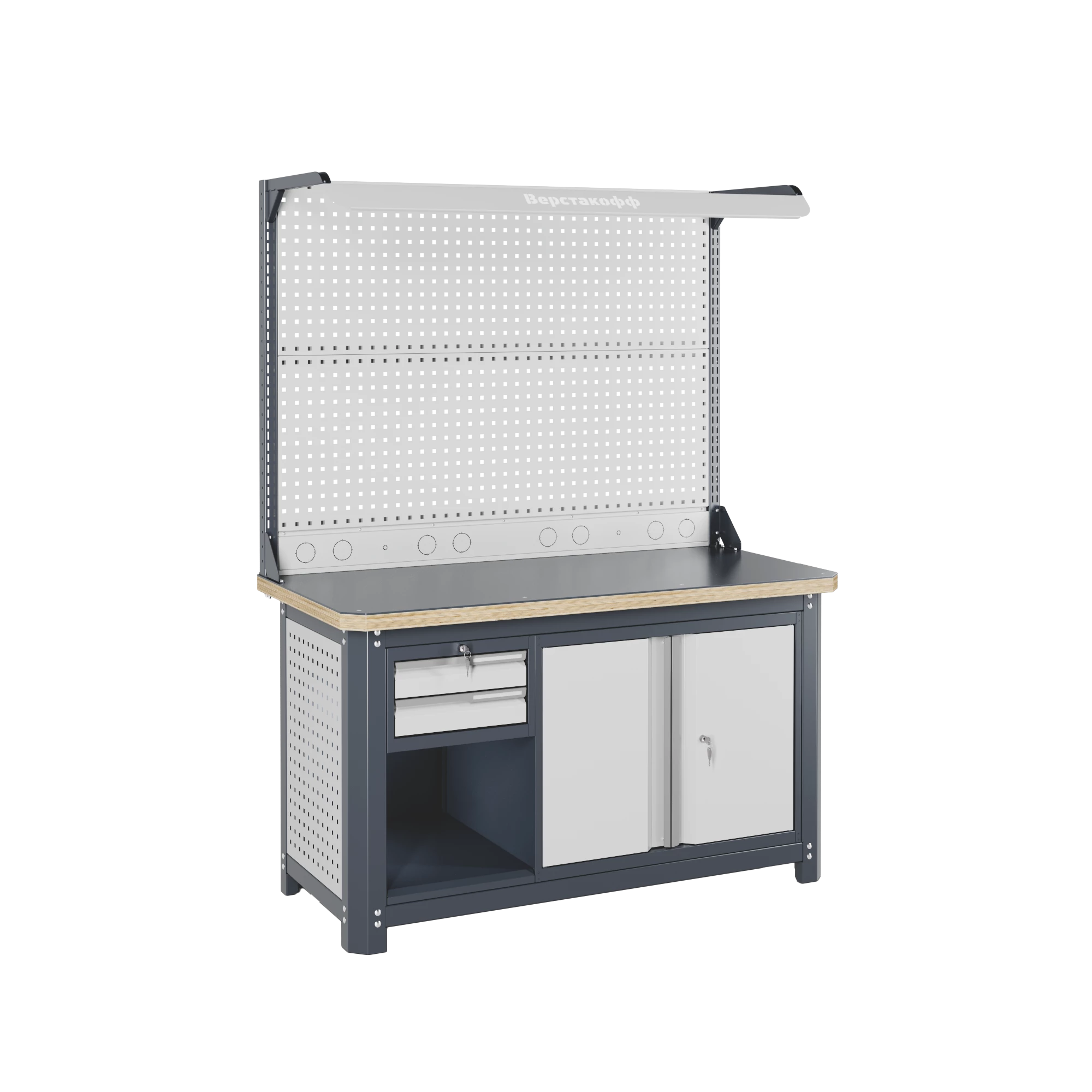 Верстак слесарный MCN 1552.S2L7.2-2FR Верстакофф 111495