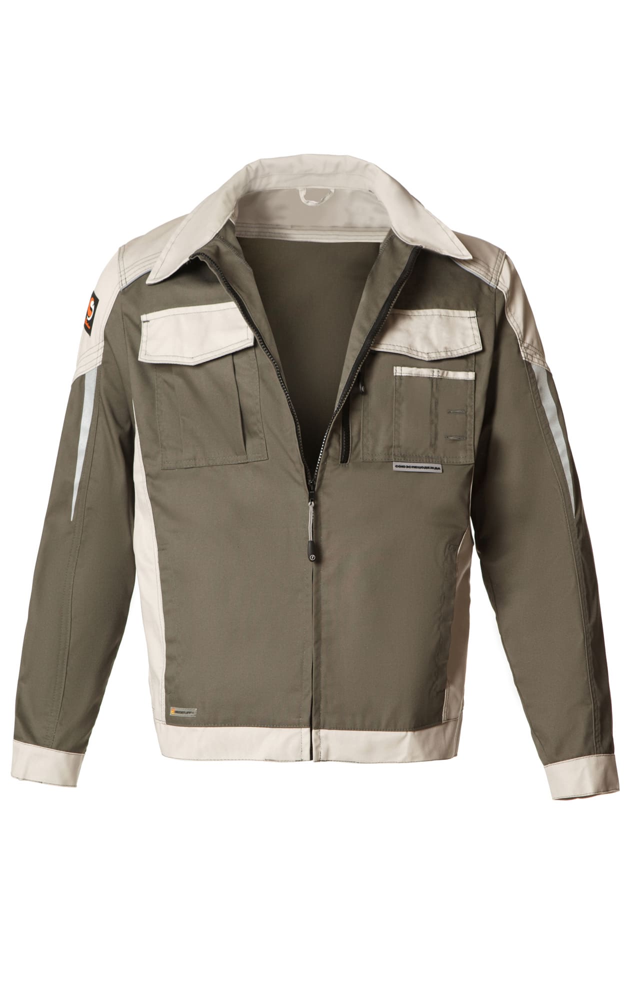 4957105 Костюм  NEW серый хаки с серым песком STATUS  Летняя спецодежда  размер 60-62/170-176  - Вид №3