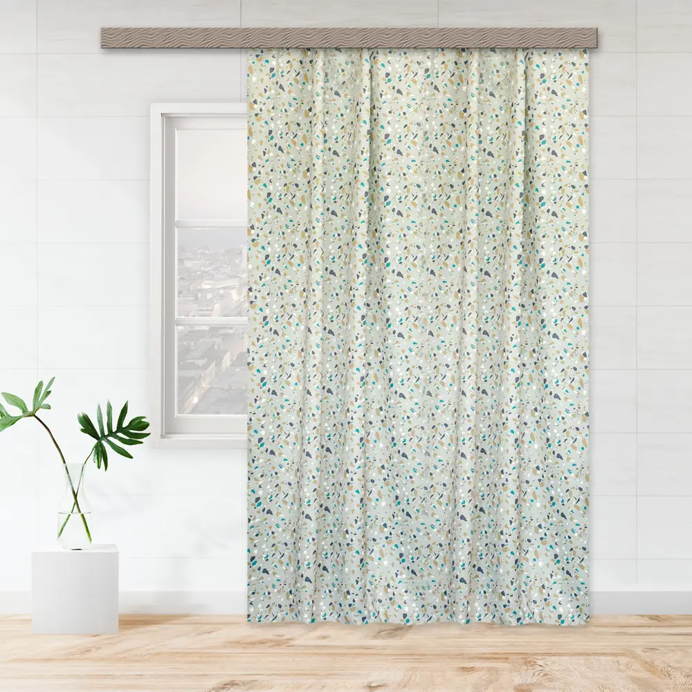 WITERRA Штора блэкаут на ленте Камни - элегантная защита от солнца 89231447