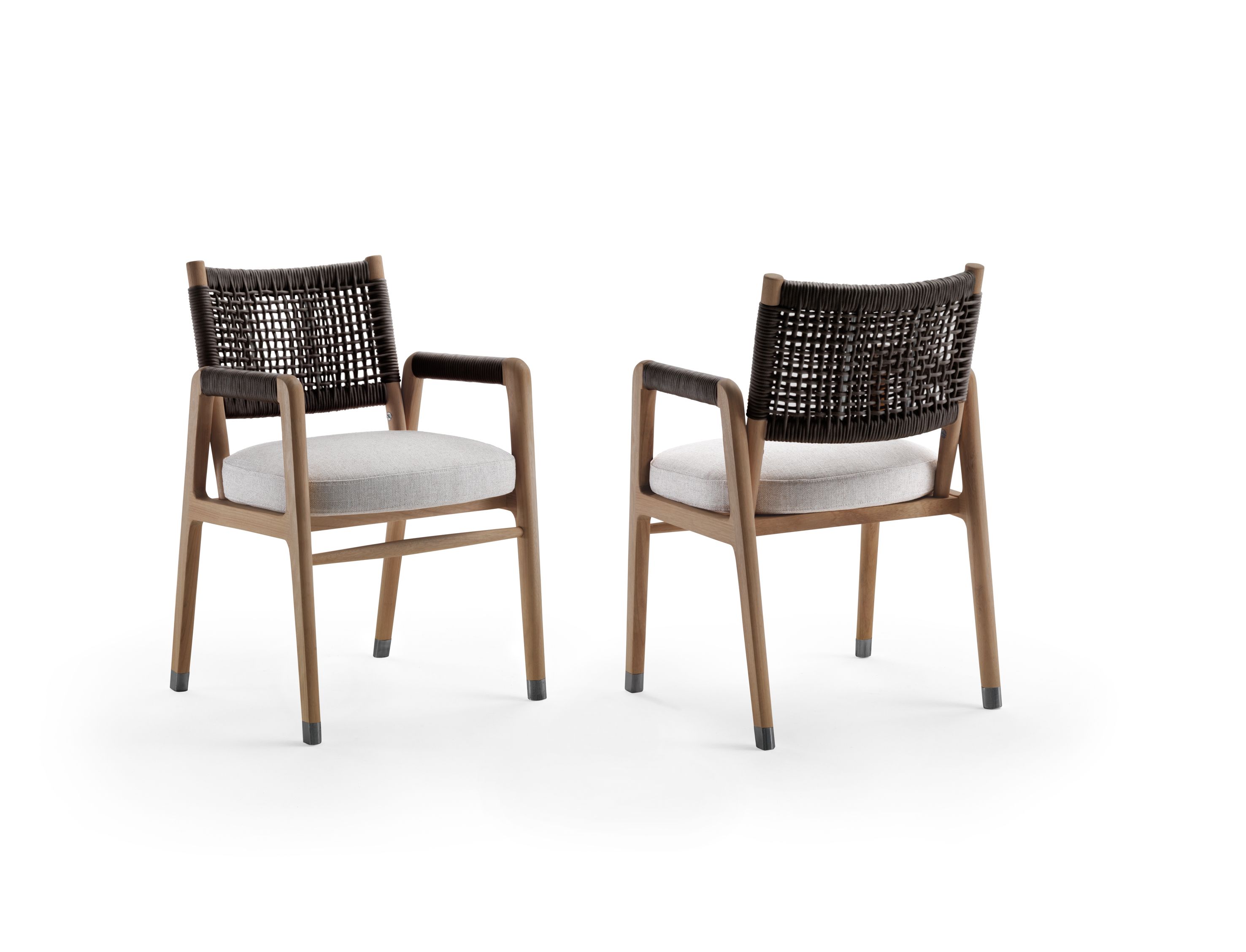 Стул из массива дерева с подлокотниками Flexform Ortigia ARCH-00044478 - Вид №2