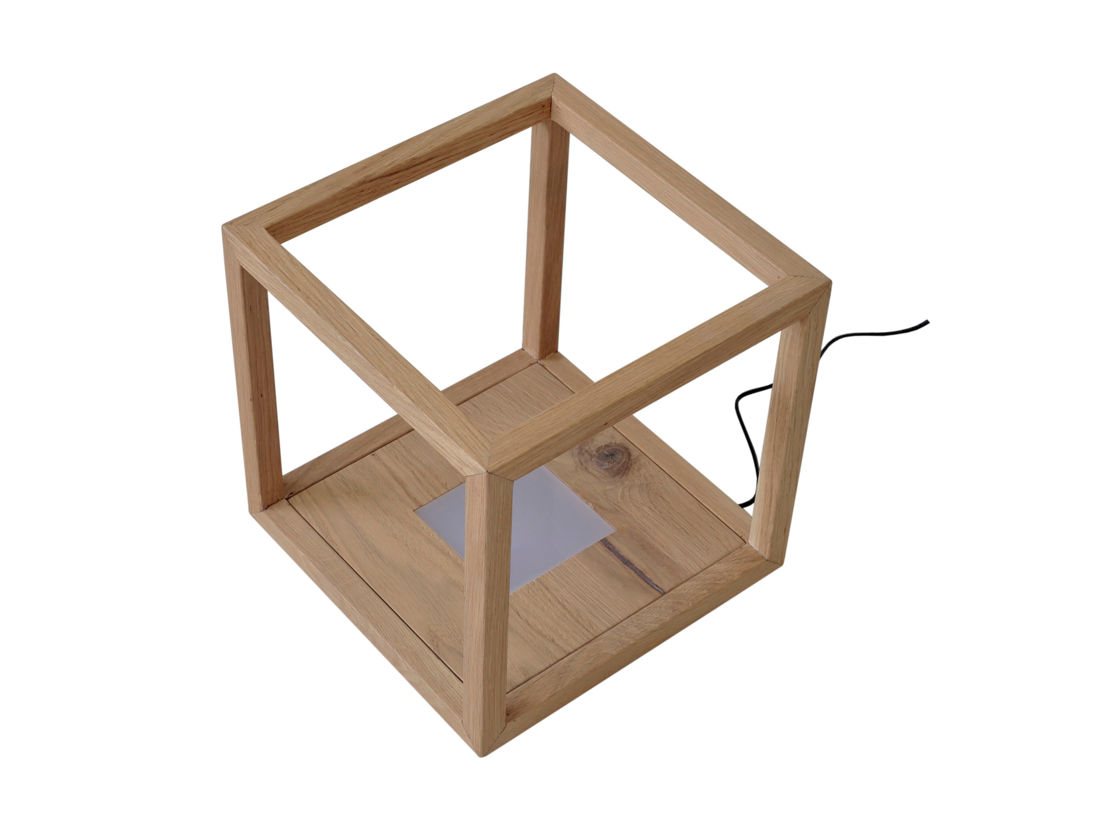 Напольная лампа из дуба Deodara Light box ARCH-00100193 - Вид №1