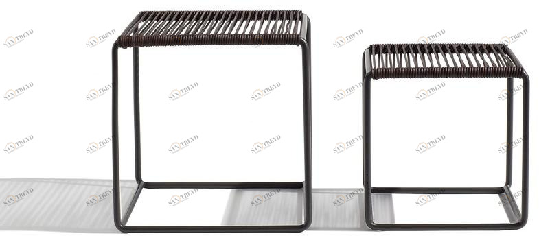 MissoniHome Квадратный кожаный журнальный столик Cordula sun-id-1414961