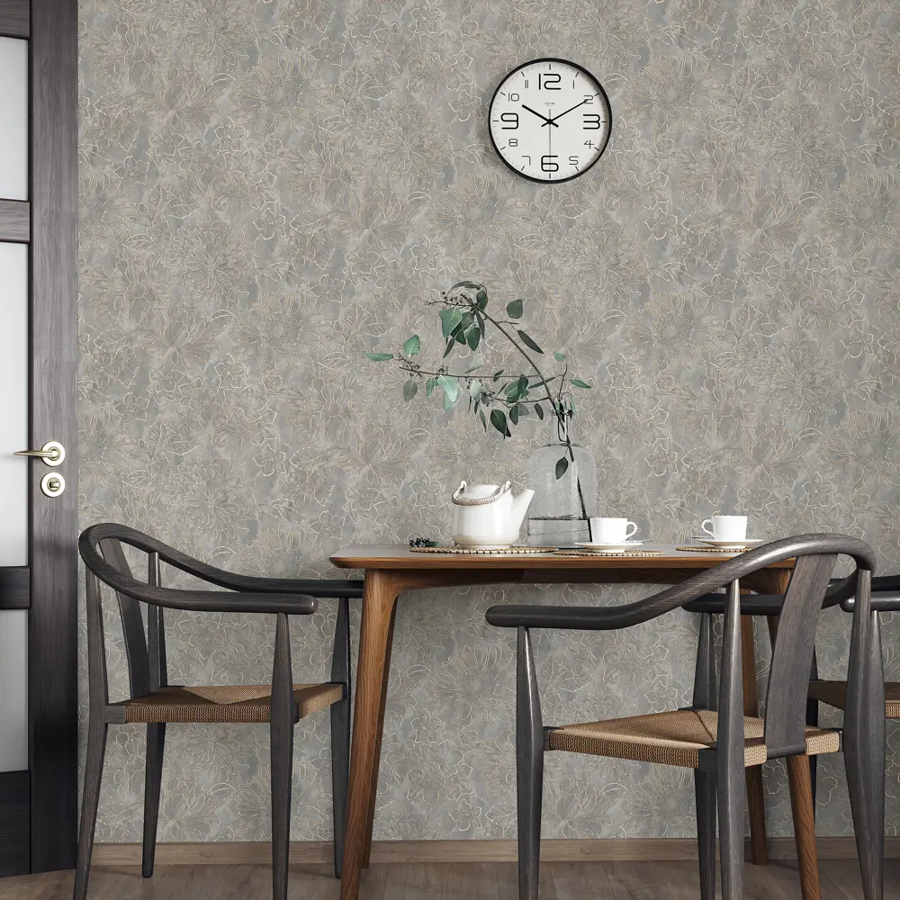 Обои флизелиновые Palitra Family Clairis коричневые 1.06 м 71903-42 85570640 STLM-2042282 - Вид №2