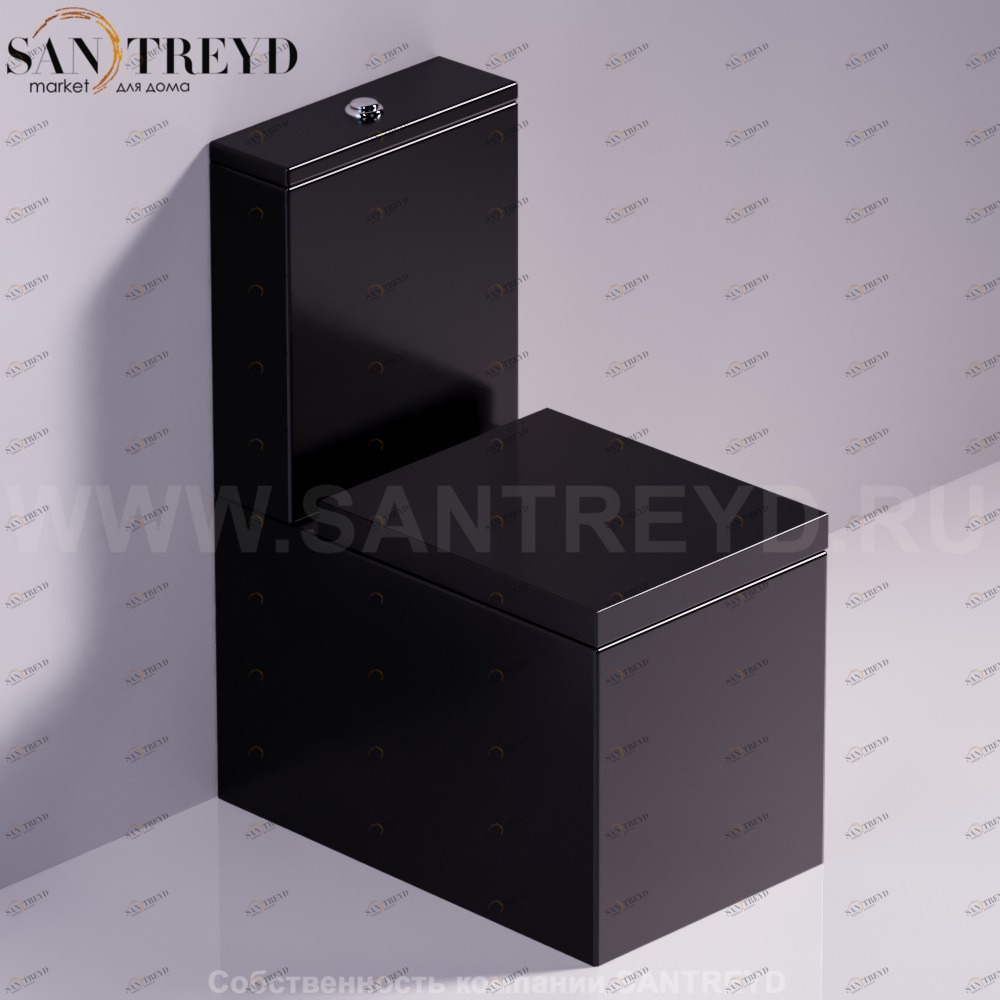 FZ07NERO Компакт унитаз с бачком Черный Simas Frozen Италия