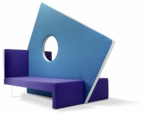 Adrenalina Модульный диван из ткани с высокой спинкой Micromega