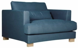 Sits Кресло с обивкой из ткани с подлокотниками Brandon