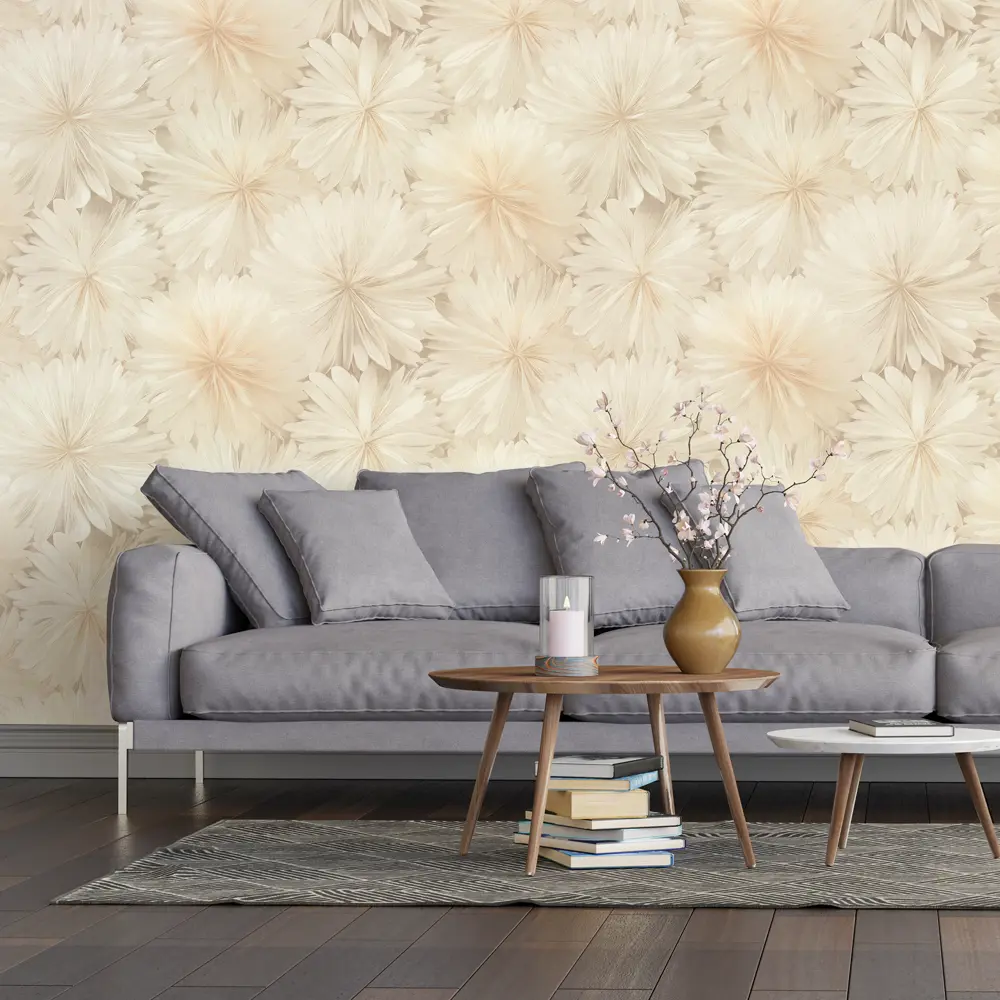 Обои флизелиновые Ornamy Florance бежевые 1.06 м OR8090-01 89456584 STLM-2016634 - Вид №4