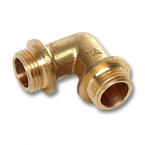 261134R SANHA 611 угол 90° НР, латунь 3/4 мм  - Вид №1