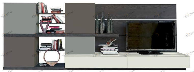 Fimar Самонесущая оборудованная стена с подставкой под телевизор Side system sun-id-1466242