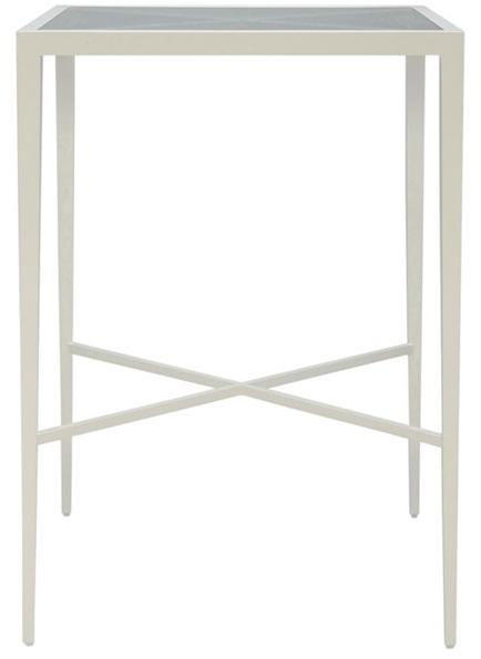 JANUS et Cie Высокий квадратный стол из алюминия и стекла Azimuth sun-id-1419494 - Вид №1