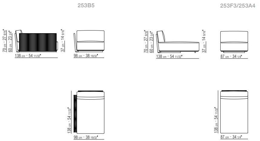 Flexform Модульный уличный диван из ткани sun-id-1418660 - Вид №8