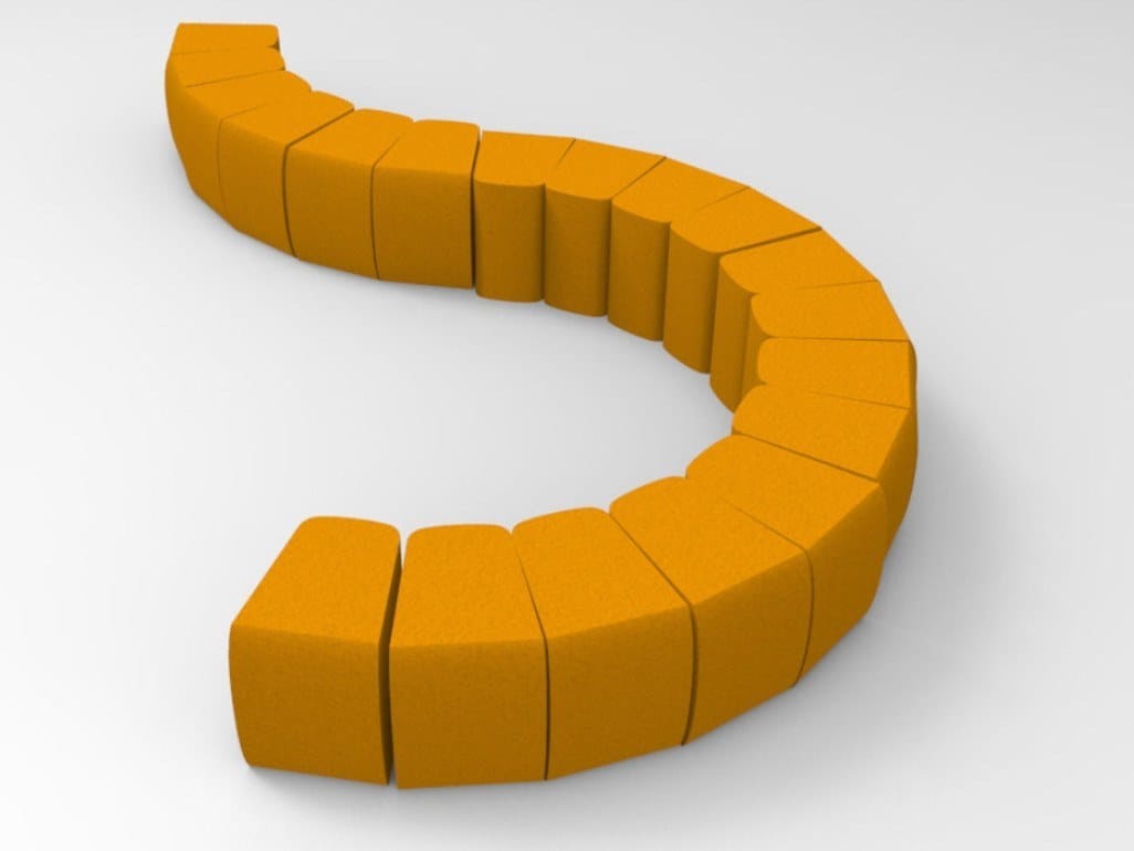 Модульный пуф из пены QM Quinze & Milan UDA ARCH-00098284 - Вид №9