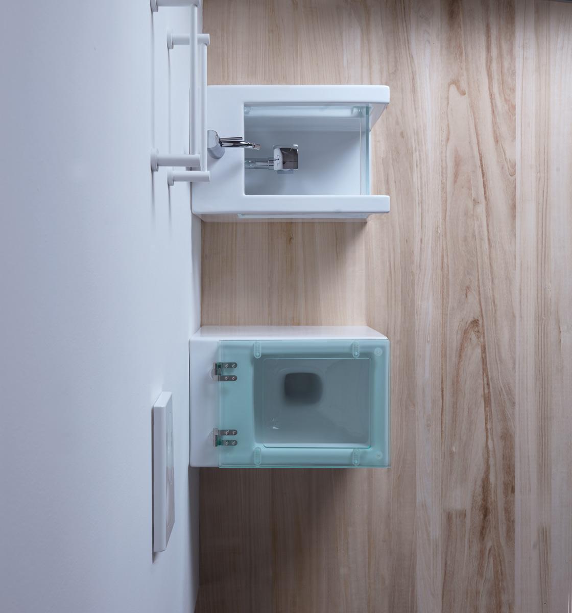 GLCOPR Крышка сиденья быстросъемное soft close GSG CERAMIC GLASS - Вид №4