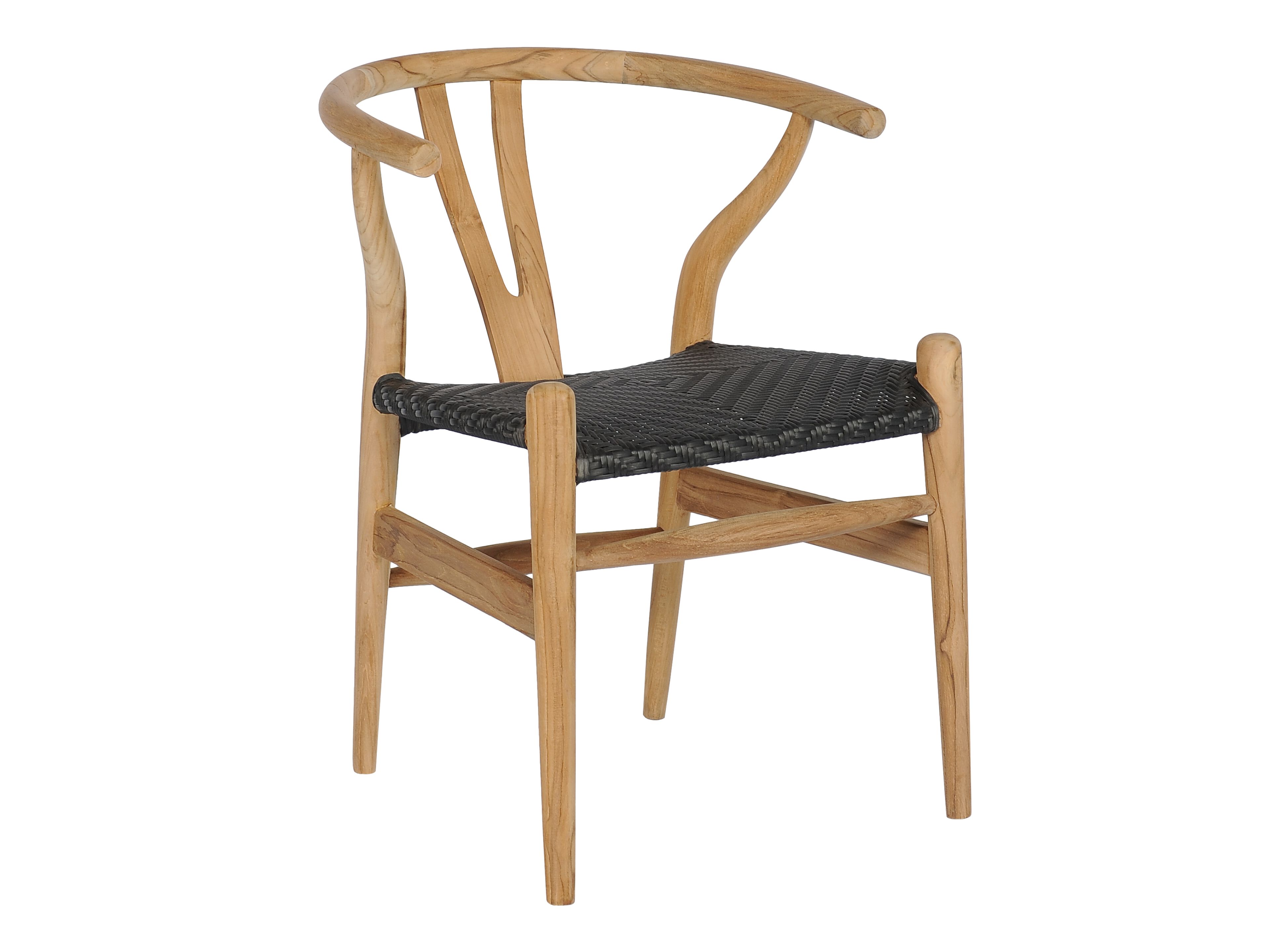 Стул для сада из тикового дерева cbdesign Wishbone ARCH-00125811 - Вид №9