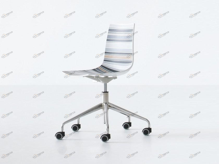 GABER Вращающийся стул из технополимера с 5 спицами на колесах Colorfive sun-id-1404779