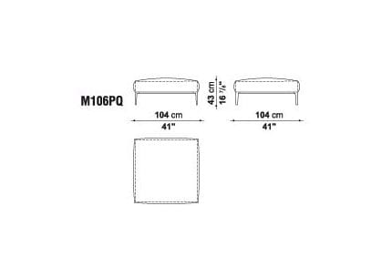 Кожаный угловой диван B&B Italia Michel ARCH-00098797 - Вид №42
