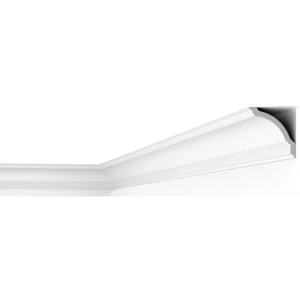 Плинтус потолочный NMC LX-135 белый 200x100x100 мм 89426314