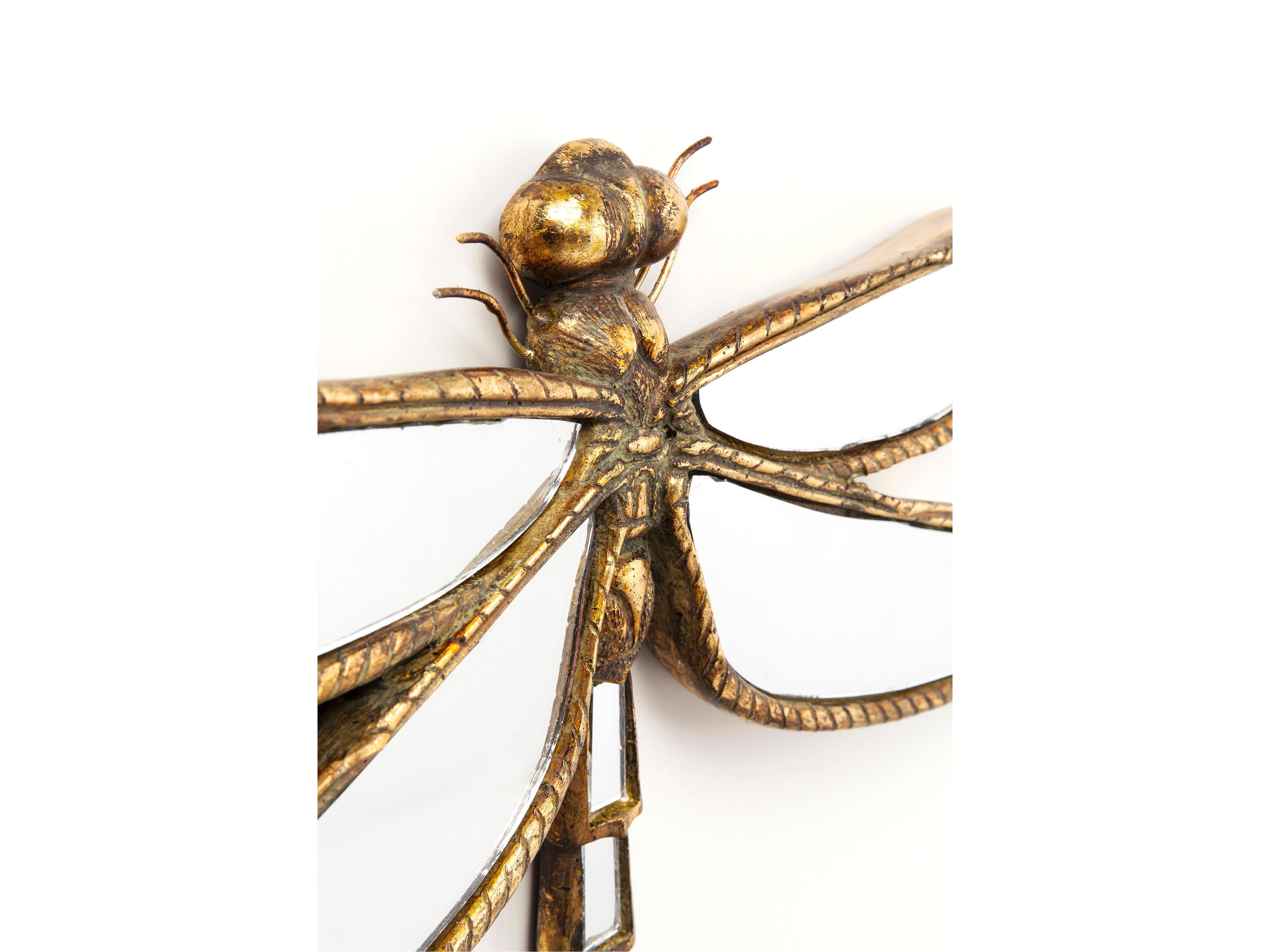 Декоративный предмет стены / зеркало из полирезина KARE Design DRAGONFLY MIRROR ARCH-00055643 - Вид №2