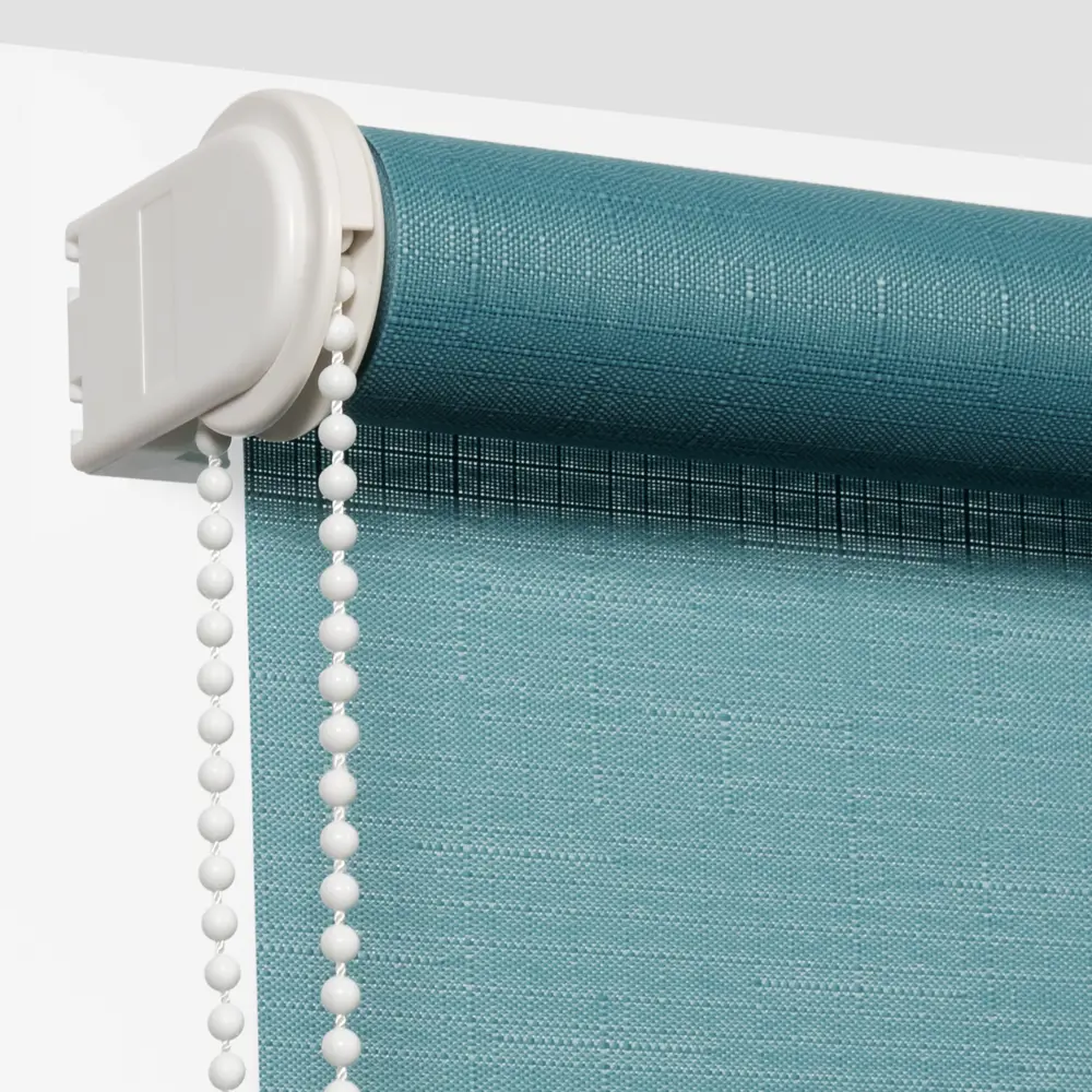 Штора рулонная Inspire «Шантунг» 120x175 см, цвет бирюзовый 82612912 STLM-2155572  - Вид №1