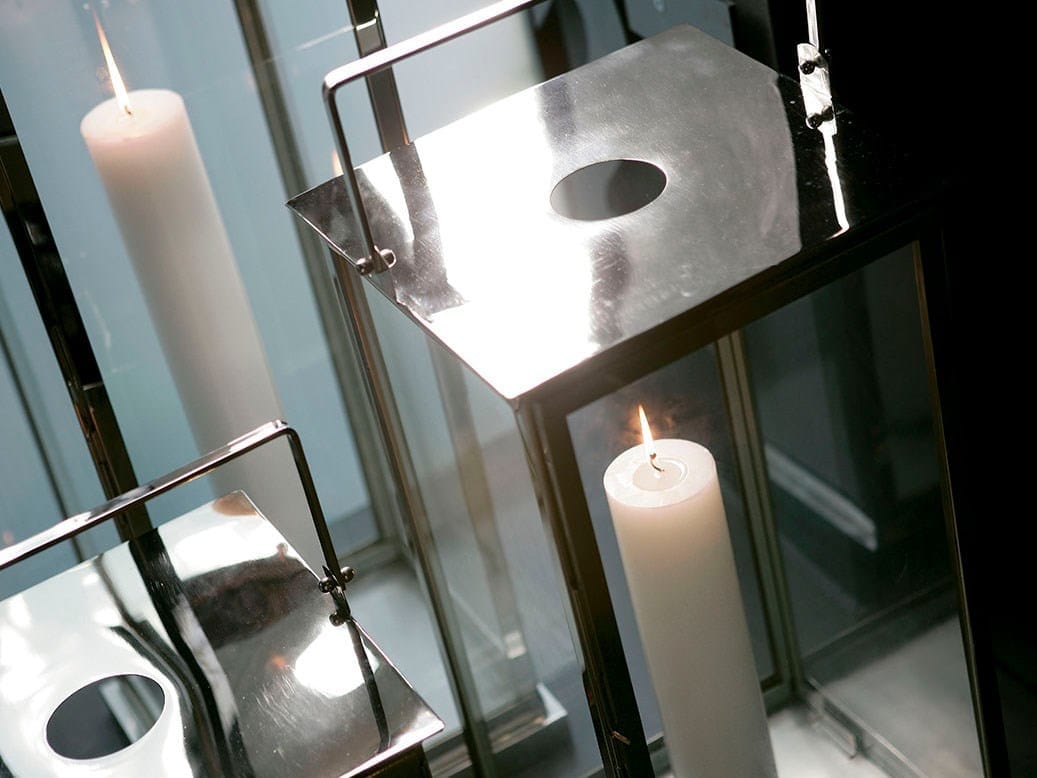 Фонарь из стали и стекла In Stock VGNEWTREND - TOP FLAT-SHAPED 68 ARCH-00024280 - Вид №3