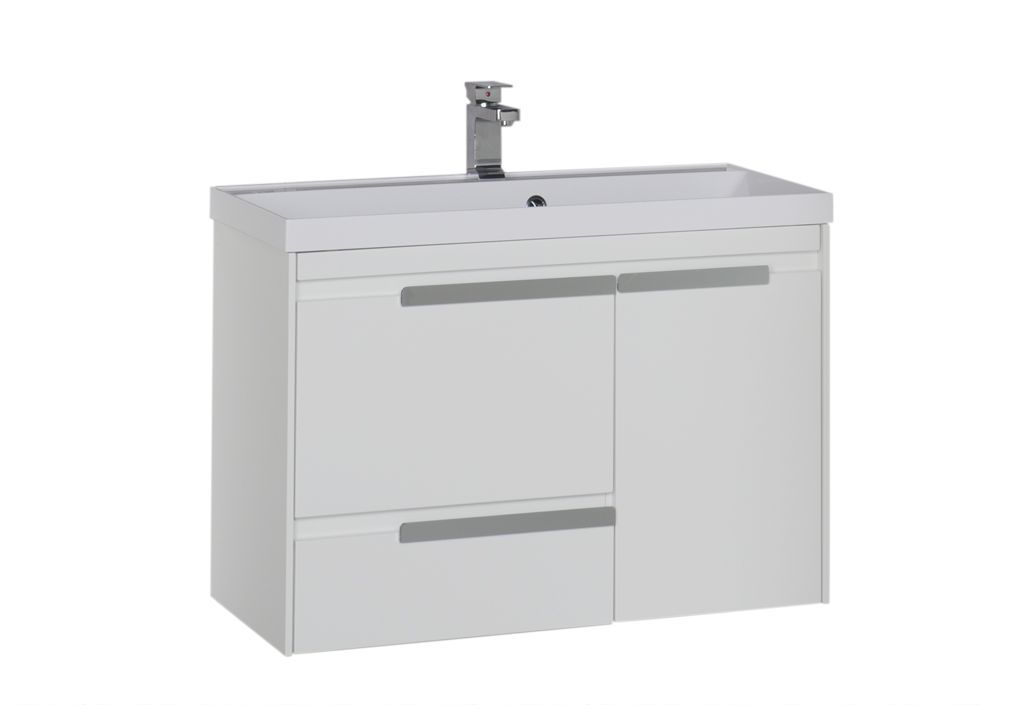 Тумба под раковину Aquanet Тиволи 90 белый sun-id-270660 - Вид №1