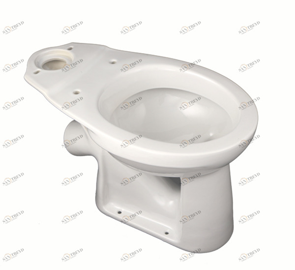 1015170 Приставной унитаз напольный Белый Лобненский Стройфарфор  Россия 