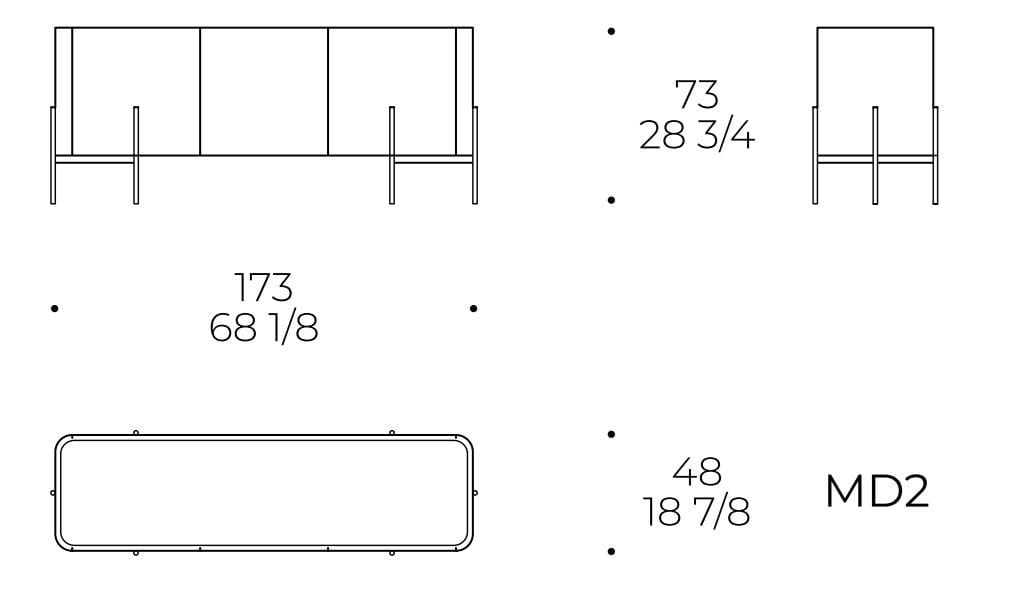 Шкаф из МДФ с распашными дверями Liu Jo Living Collection ARCH-00011478 - Вид №2