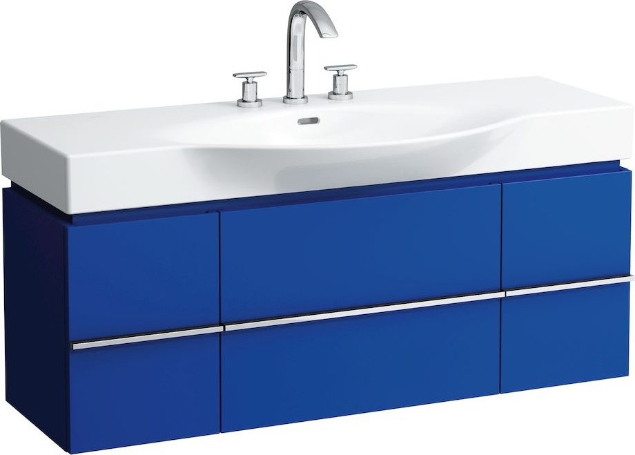 H4013020754751 Шкафчик под раковину, для раковин 811704, 812704, 2 выдвижных ящика с 2 дверцами, 2 стеклянные полки LAUFEN PRO - Вид №18