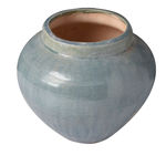 GWVE0001E Круглая синяя ваза ijlbrown  - Вид №2