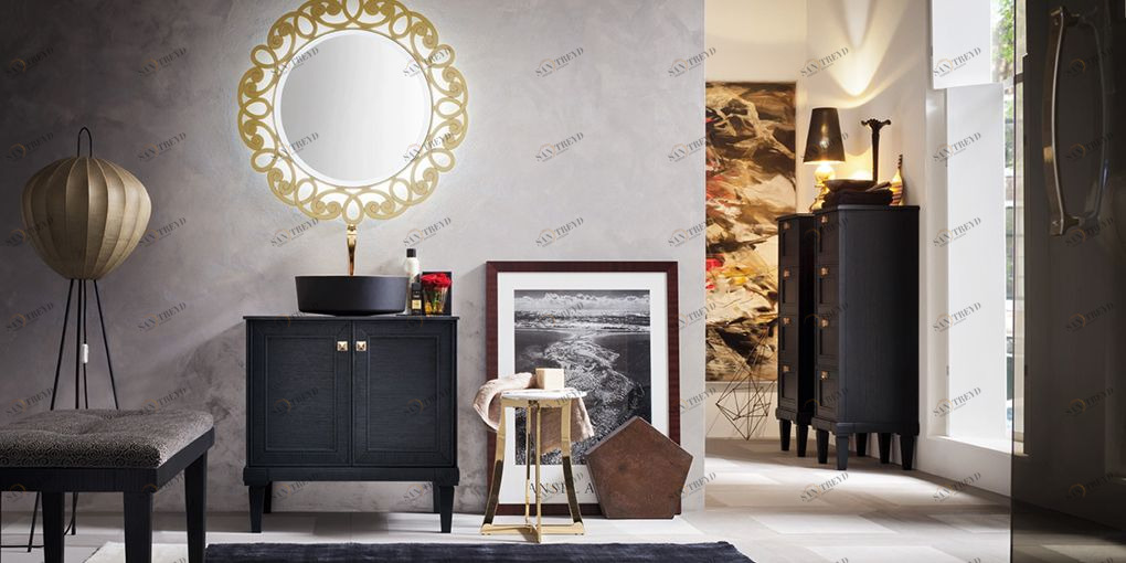 Зеркало в деревянной раме S080 Arbi KENT Зеркала