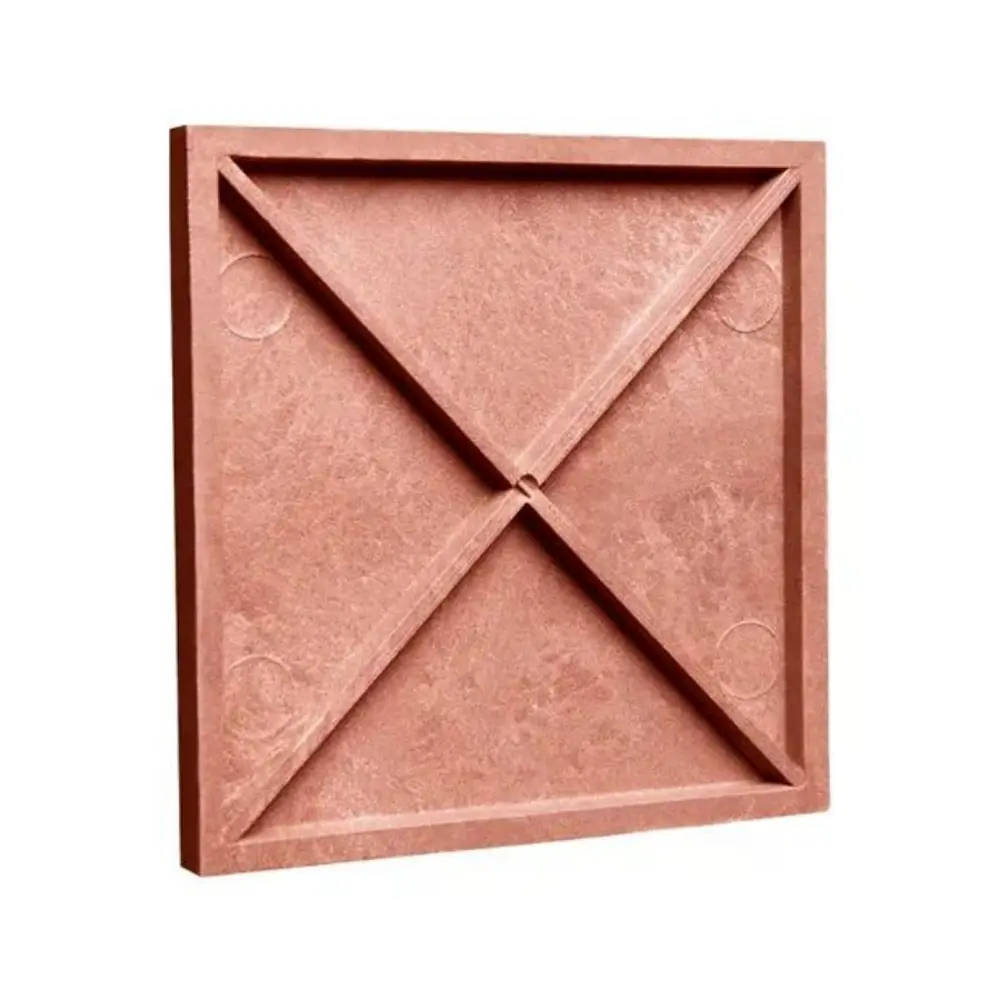 Плитка тротуарная полимер-песчаный композит 25x25x2 см красный Santreyd STLM-2197530 - Вид №3