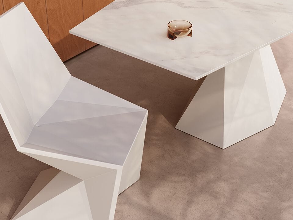 Поли консольный стул сада Vondom Vertex ARCH-00029324 - Вид №4