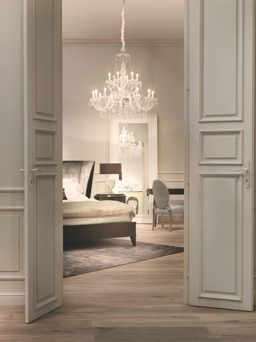 SELVA Кровать Queen size из шпона дерева с мягким изголовьем Vendôme 2057 Vendome - Вид №2