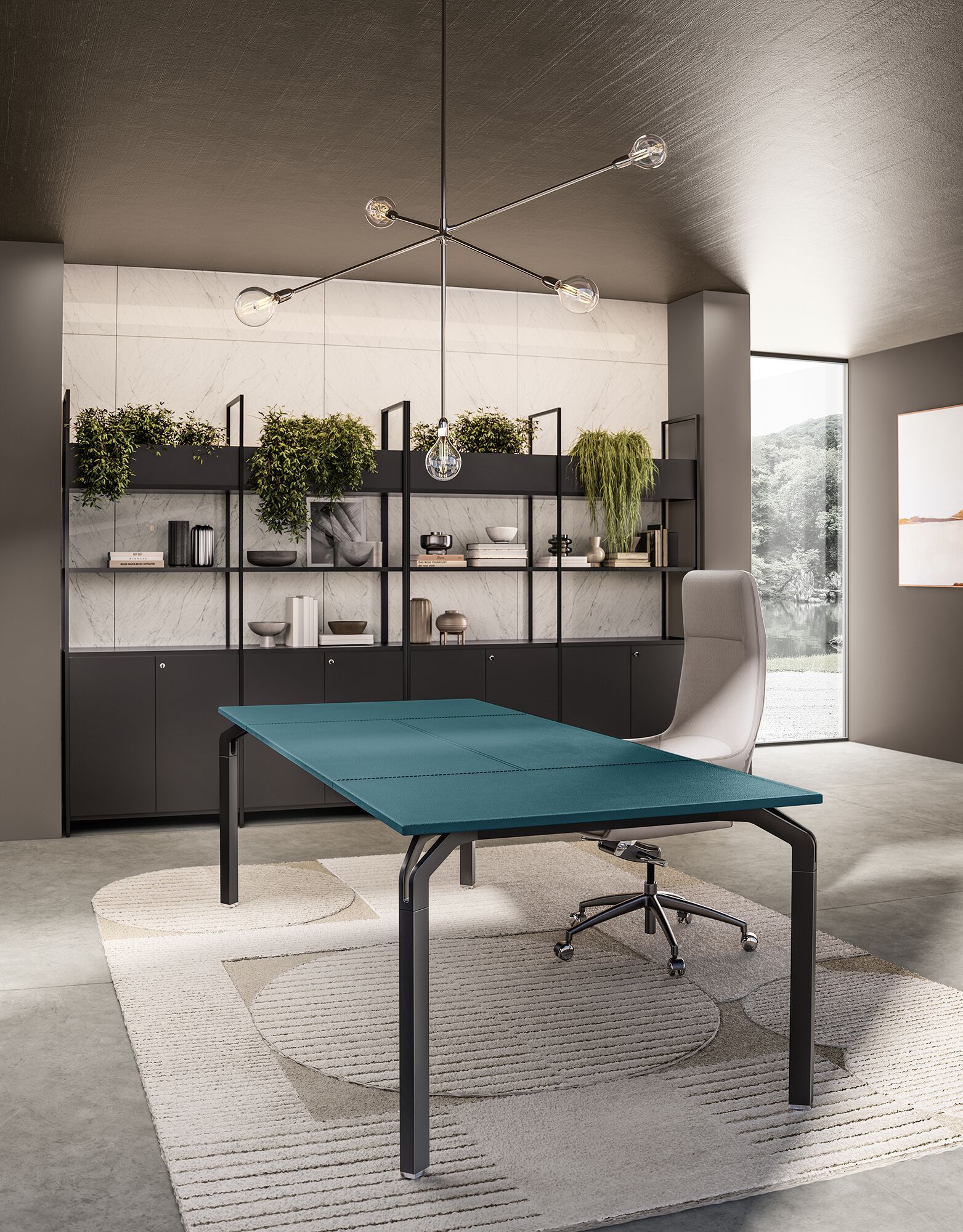 Кожаный стол / Стол для совещаний About Office йога ARCH-00140302 - Вид №1