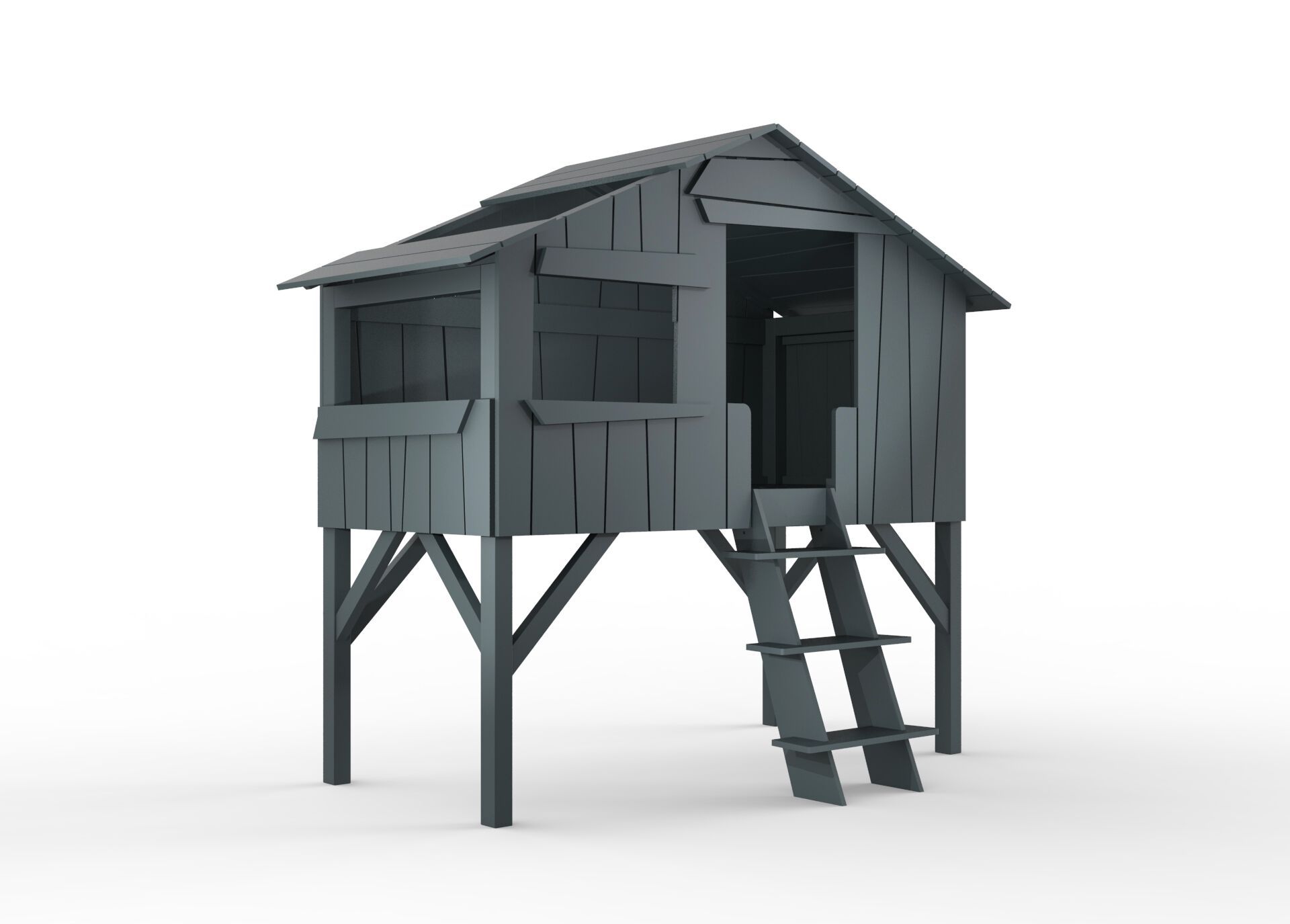 Односпальная кровать из МДФ Mathy by Bols КРОВАТИ И ГОРКИ ДЛЯ ДОМИКОВ НА ДЕРЕВЕ ARCH-00136891 - Вид №33