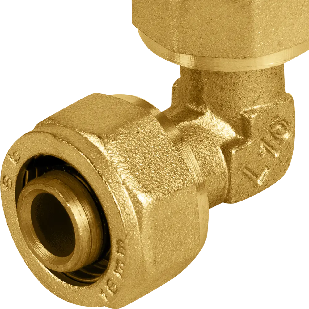 Угловой фитинг AQUABEAM 16 мм для трубных соединений под 90° 82275222 STLM-0023767 - Вид №1