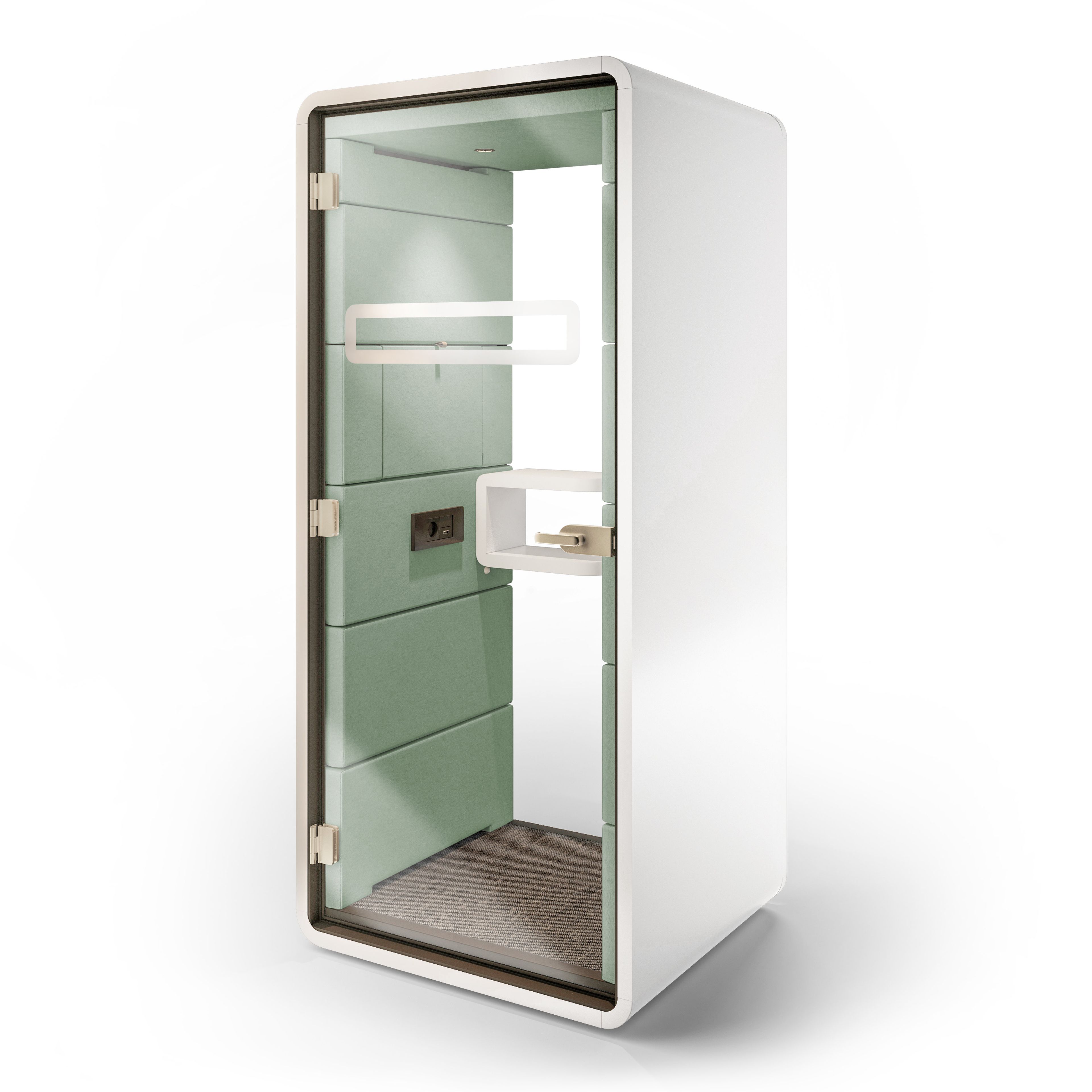 Одноместная акустическая офисная кабина со встроенным освещением Mikomax Smart Office Hushoffice ARCH-00139656 - Вид №34