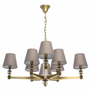 Подвесная люстра MW-Light Дэль Рей 7 700012208 MW-LIGHT ДИЗАЙНЕРСКИЕ, ДЭЛЬ РЕЙ 187730 Серый