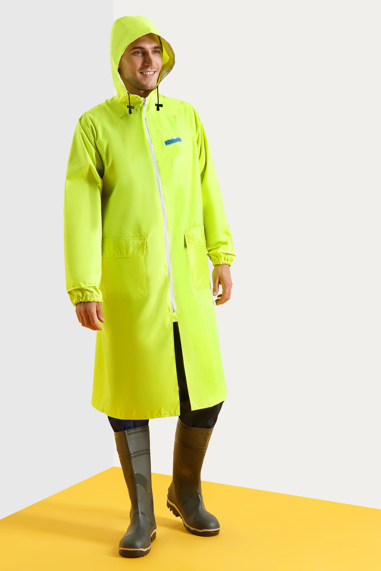 4958075 Плащ влагозащитный " WPL" лимонный POSEIDON  Непромокаемая спецодежда  размер 60-62  - Вид №3
