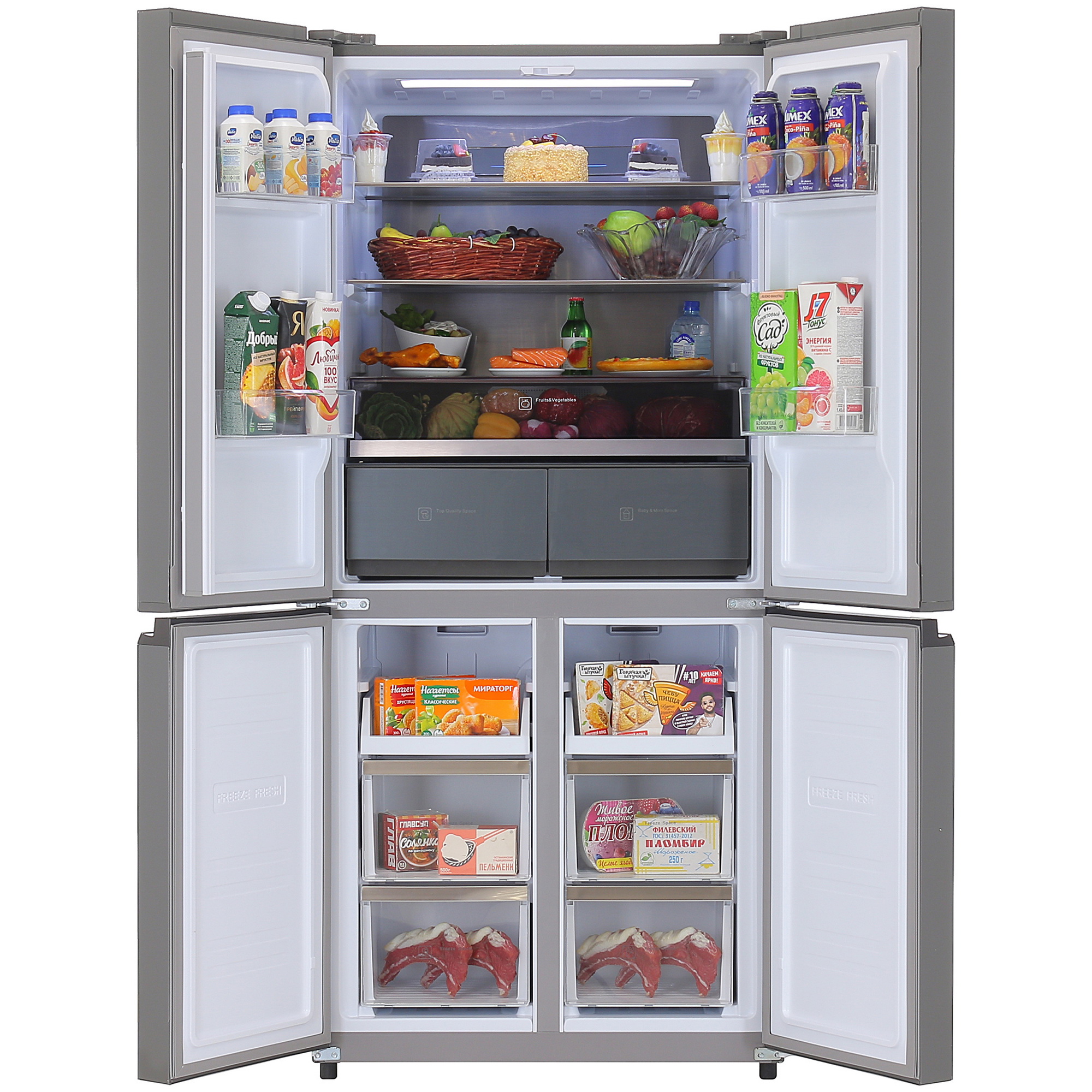 5428828 Холодильник многодверный   DEXP MCr4-51AKA черный STDN-0070387 - Вид №5