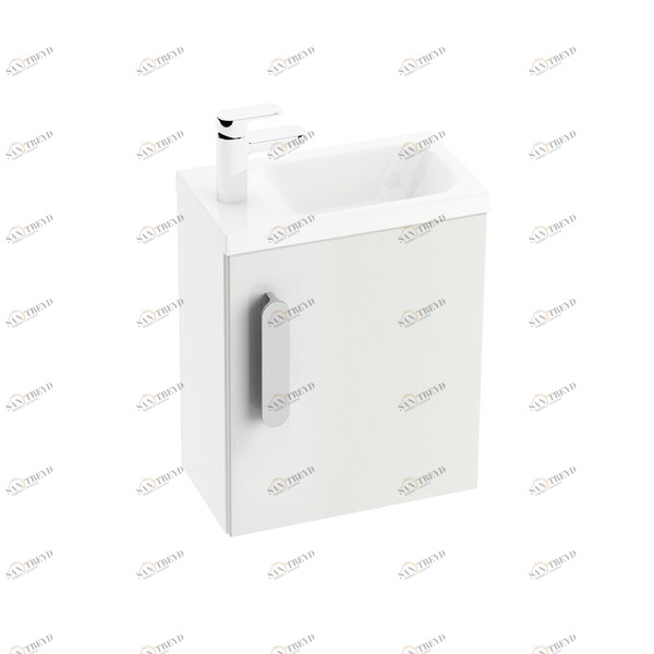 Дверь тумбы под умывальник SD 400 Chrome L белая Ravak X000000540